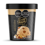 Crem Helado Gold Vaso Litro Placer Macadamia x 600 g