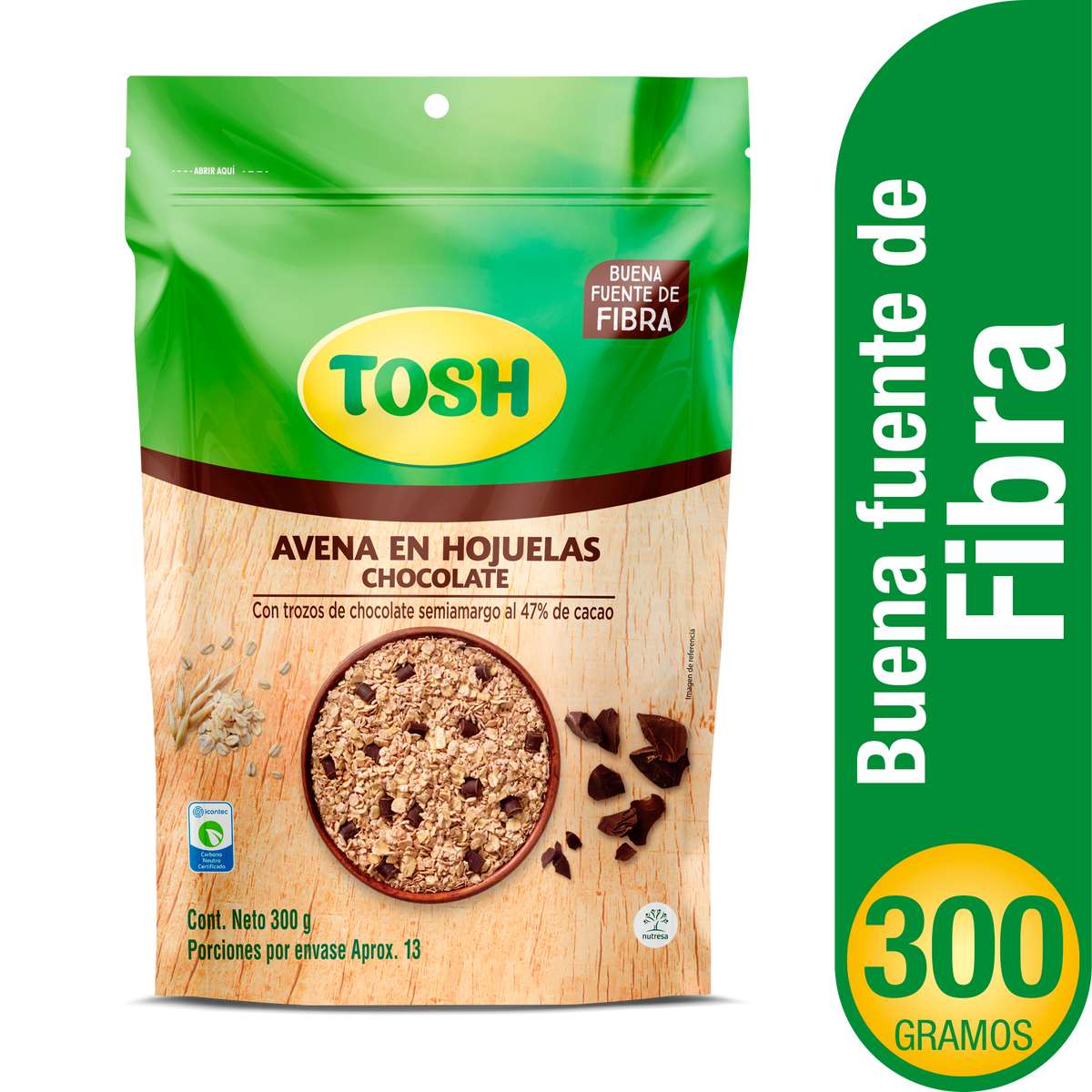 Tosh Avena Chocolate x Doypack 300 g