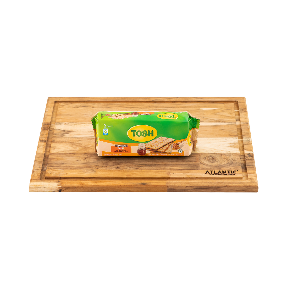 Tosh Galleta Miel Fit Taco x 2 x 418 gramos