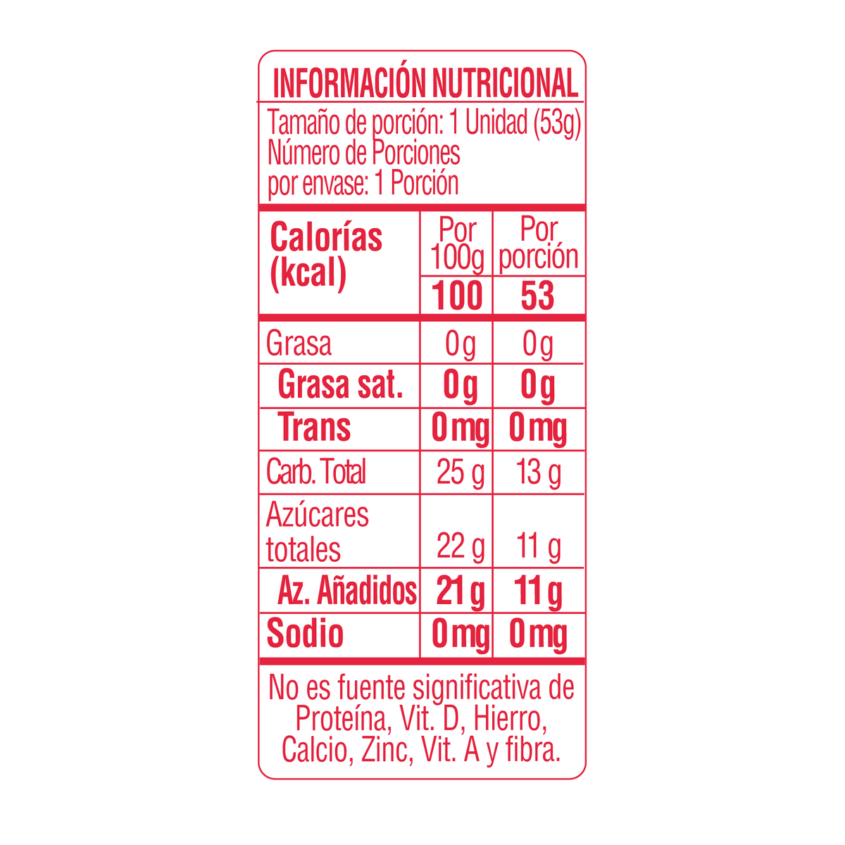 Aloha Paleta Fresa cm 60 un x 53 g