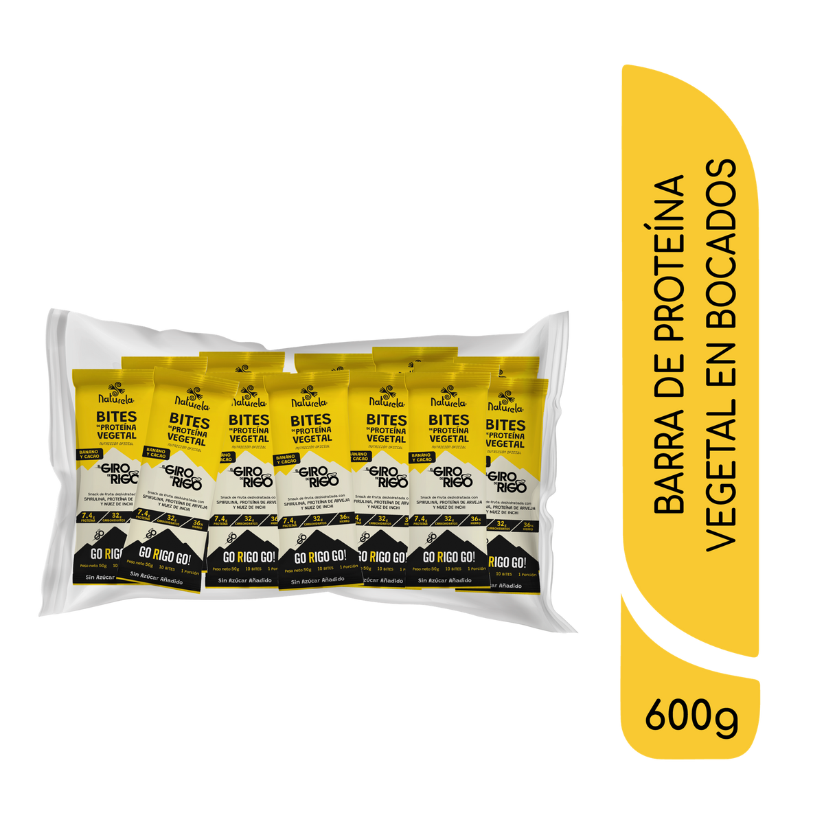 Naturela Pasabocas Bites Bolsa x 600 g x 12 un