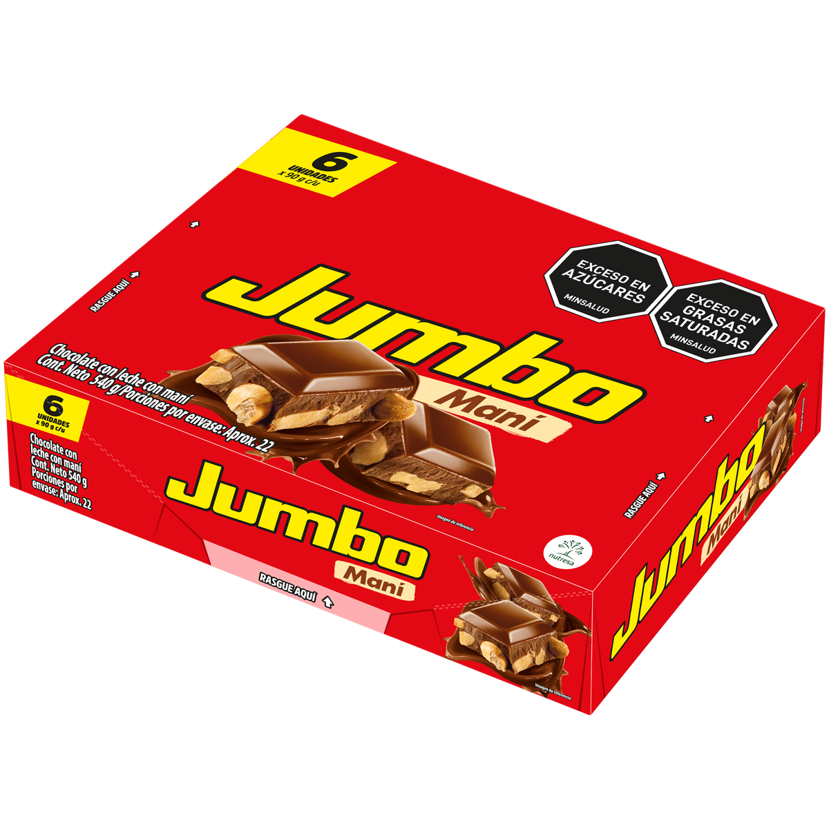 Jumbo Golosina Maní Plegadiza x 90g