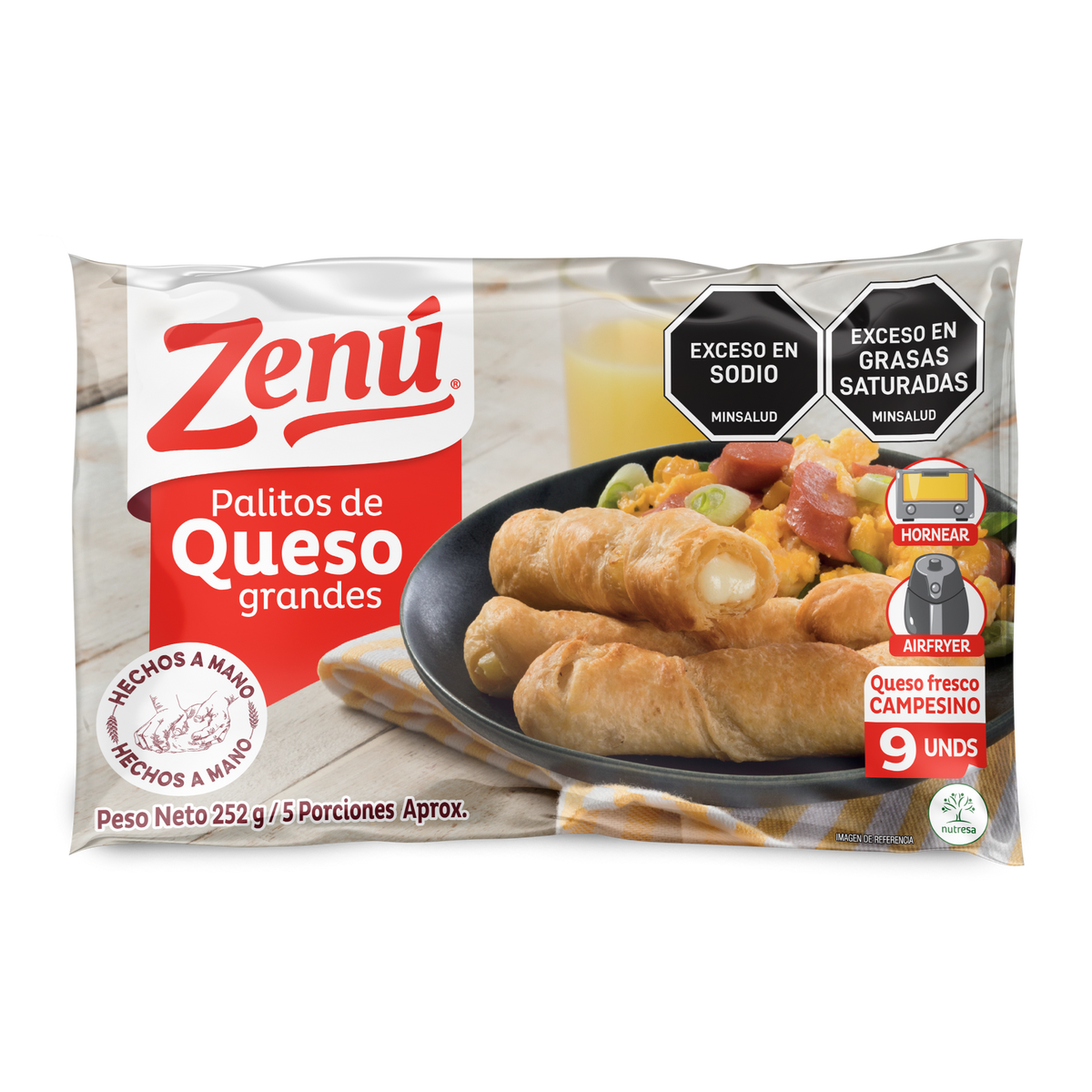 Zenú Palito Queso x 252 g