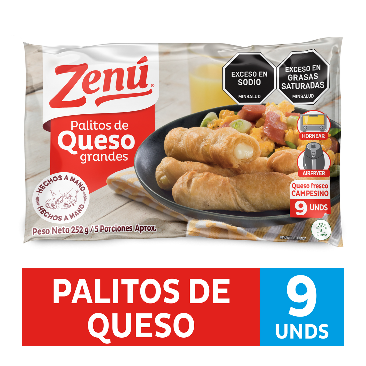 Zenú Palito Queso x 252 g