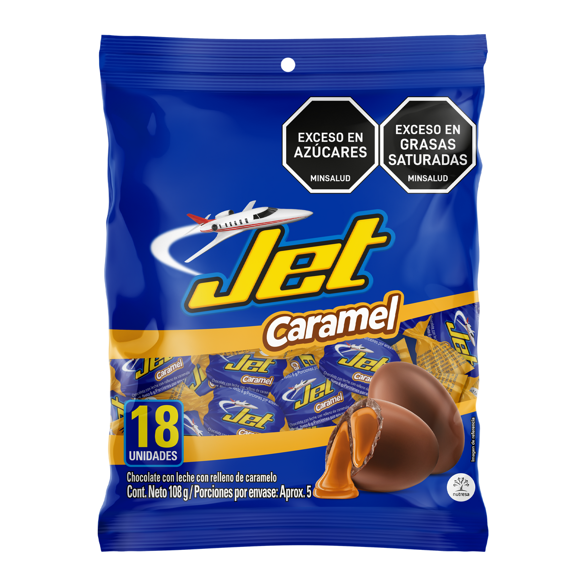 Jet Golosina Caramel Bolsa x 6 g