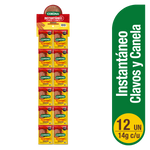 Corona Chocolate Instantáneo Clavos y Canela Ristra x 12 Sobres x 14g