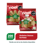 Noel Galleta Navidad Bolsa por 200 gramos