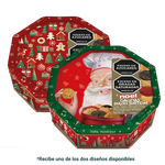 Noel Galleta Navidad Cofre Octogonal por 260 gramos