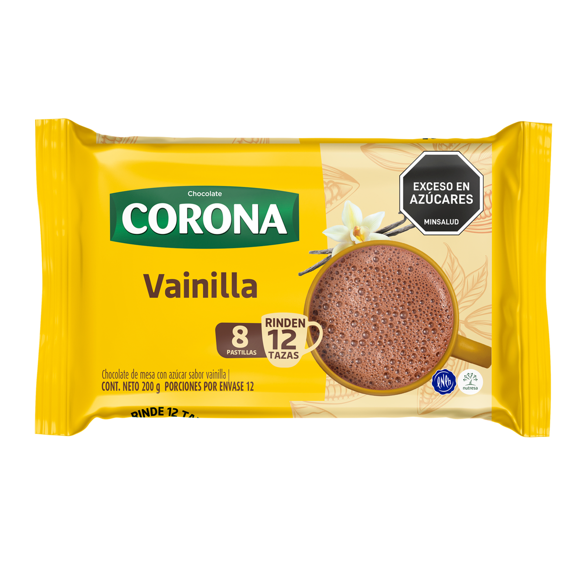Corona Chocolate Vainilla x 200g