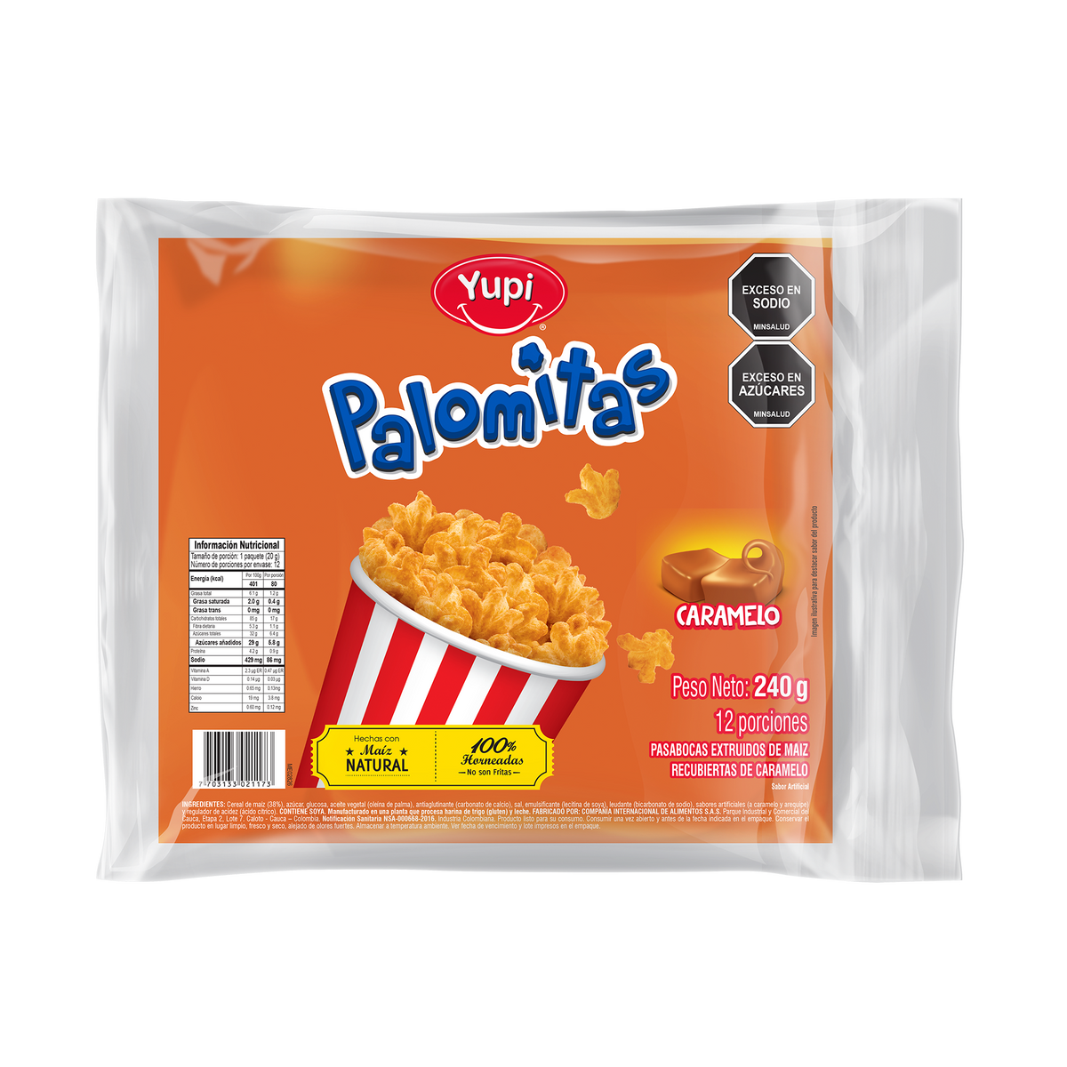 Palomitas Caramelo 12 Und x 20g