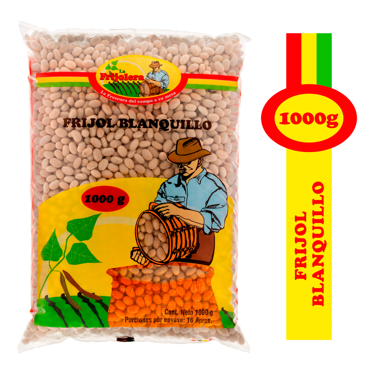 La Frijolera Fríjol Blanquillo 1Kg