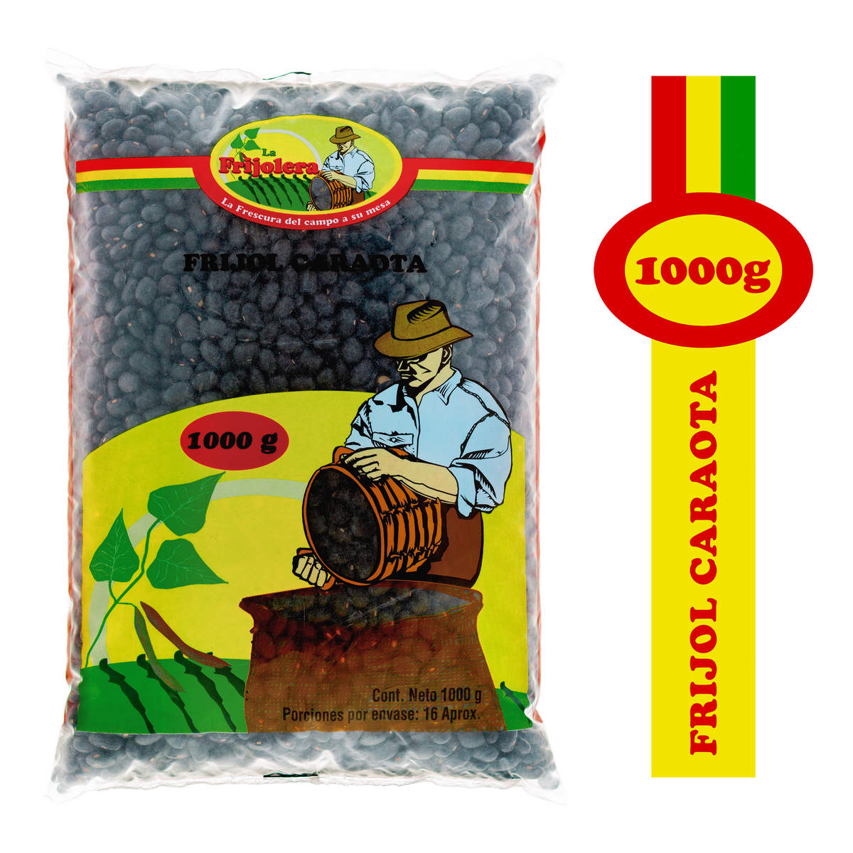 La Frijolera Fríjol Caraota 1Kg