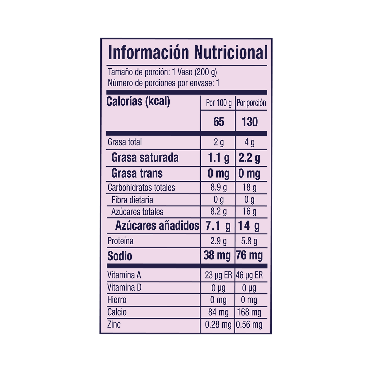 Alpina Yogurt Deslactosada Fresa Vaso 200 g