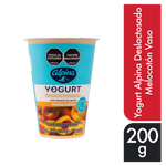 Alpina Yogurt Deslactosado Melocotón Vaso 200 g