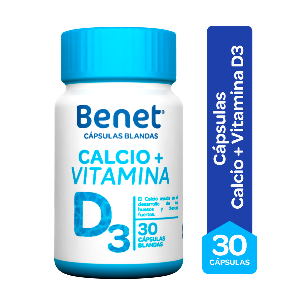 Bénet Cápsulas Calcio Vitamina D 21 tarros x 30 Cápsulas