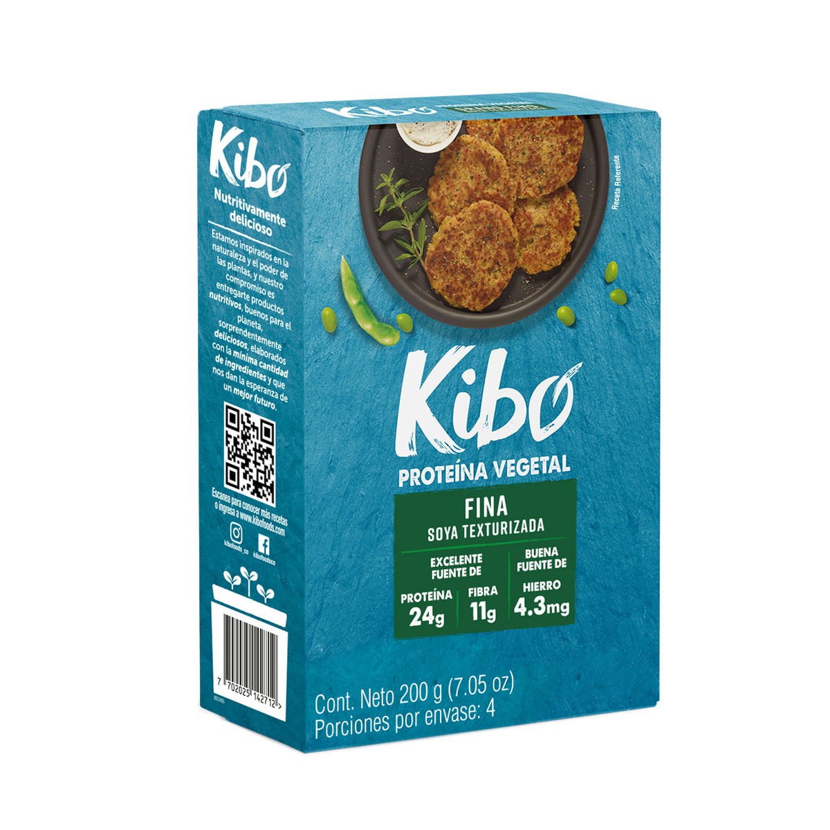 Kibo Proteina Vegetal Fina Plegadiza 200 g