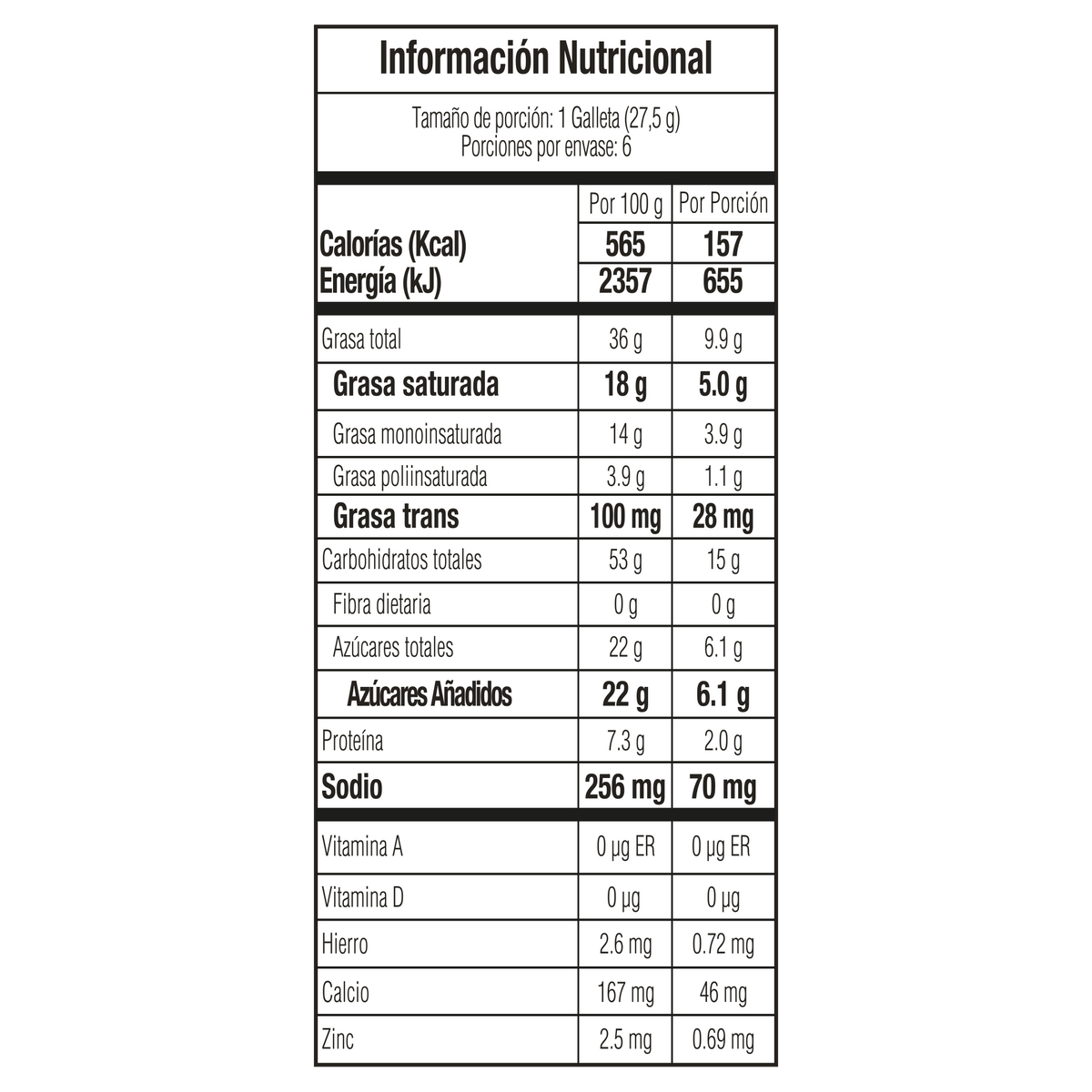 Noel Galleta Avena Crema Yogurt plegadiza x 165 g