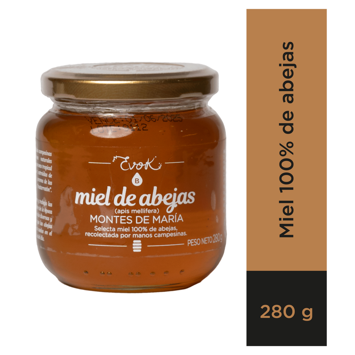 Evok Miel De Abeja Zambrano 24 x 280g