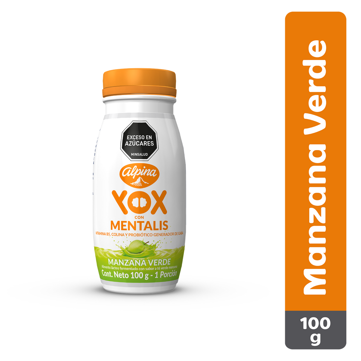 Alpina Yox Mentalis Manzana Verde Botella x 100 g
