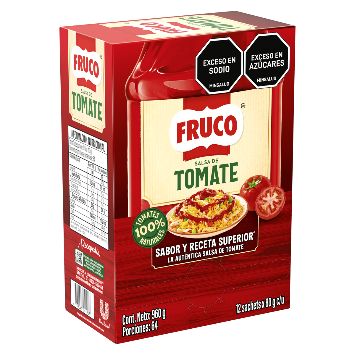 Fruco Salsa De Tomate 80gr x 12un