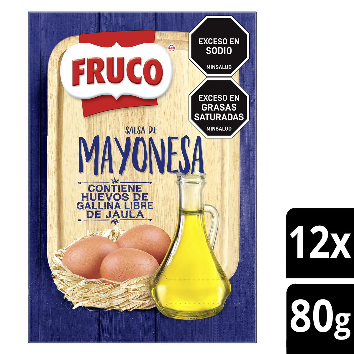 Fruco Salsa Mayonesa 80 g x 12 un