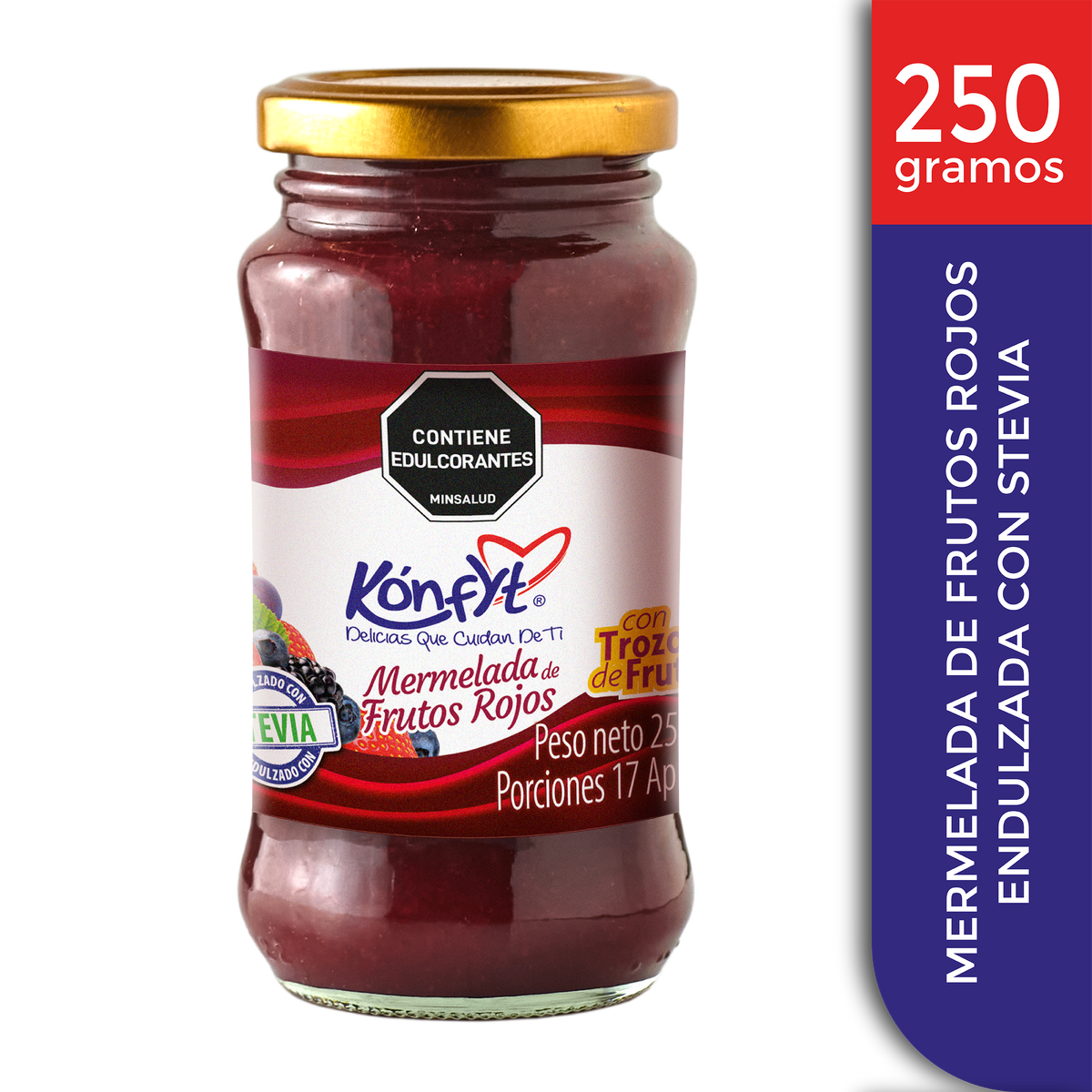 Konfyt Mermelada De Frutos Rojos 250gr