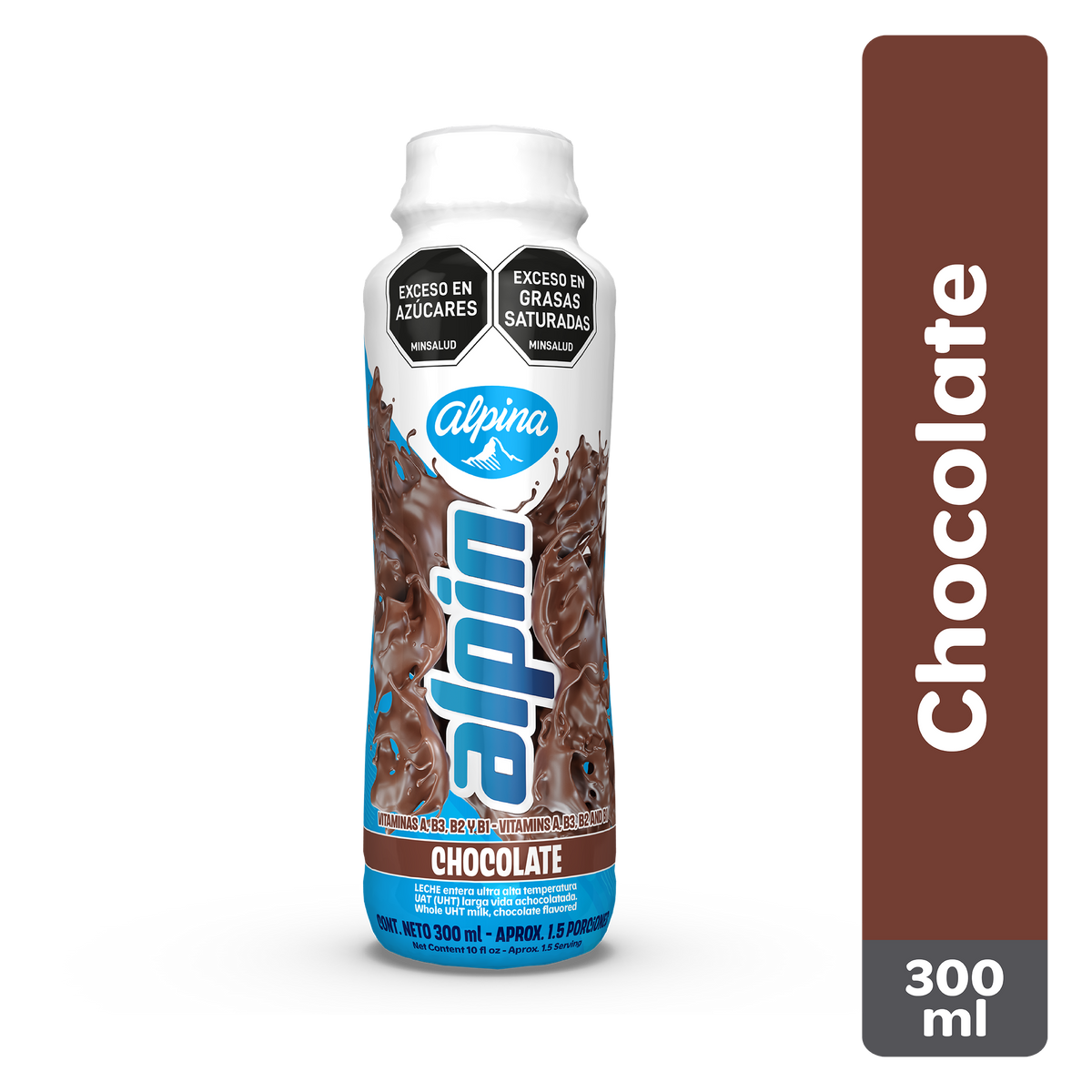 Alpina Alpin Sabor Chocolate Botella 300 ml