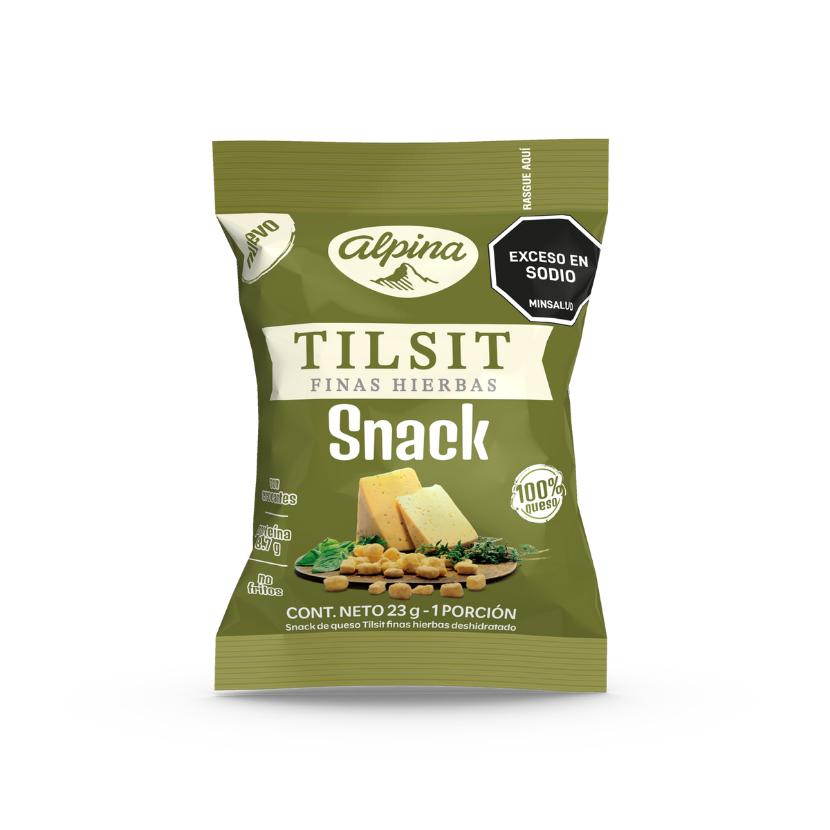 Alpina Snack Queso Tilsit Finas Hierbas x 23 g