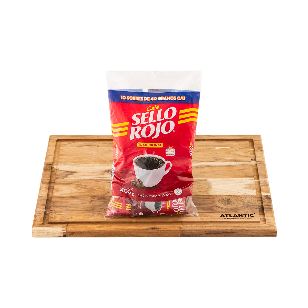 Colcafe Cafe Sello Rojo Fuerte Paq 40Gx10