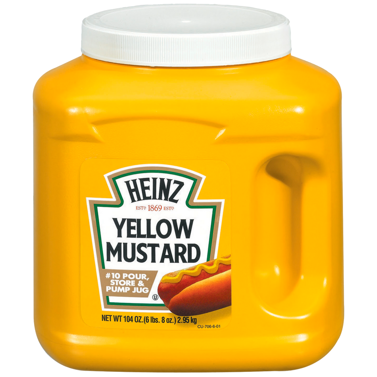 HEINZ MUSTARD KOSHER 104Z/2950GR