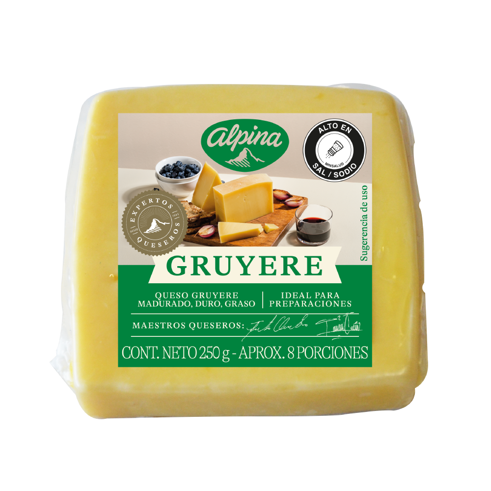 Queso Gruyere Alpina X250 Gr