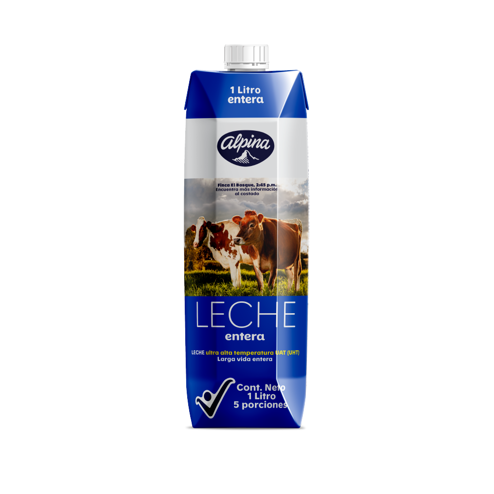 Leche entera CajaAlpina x 1 lt