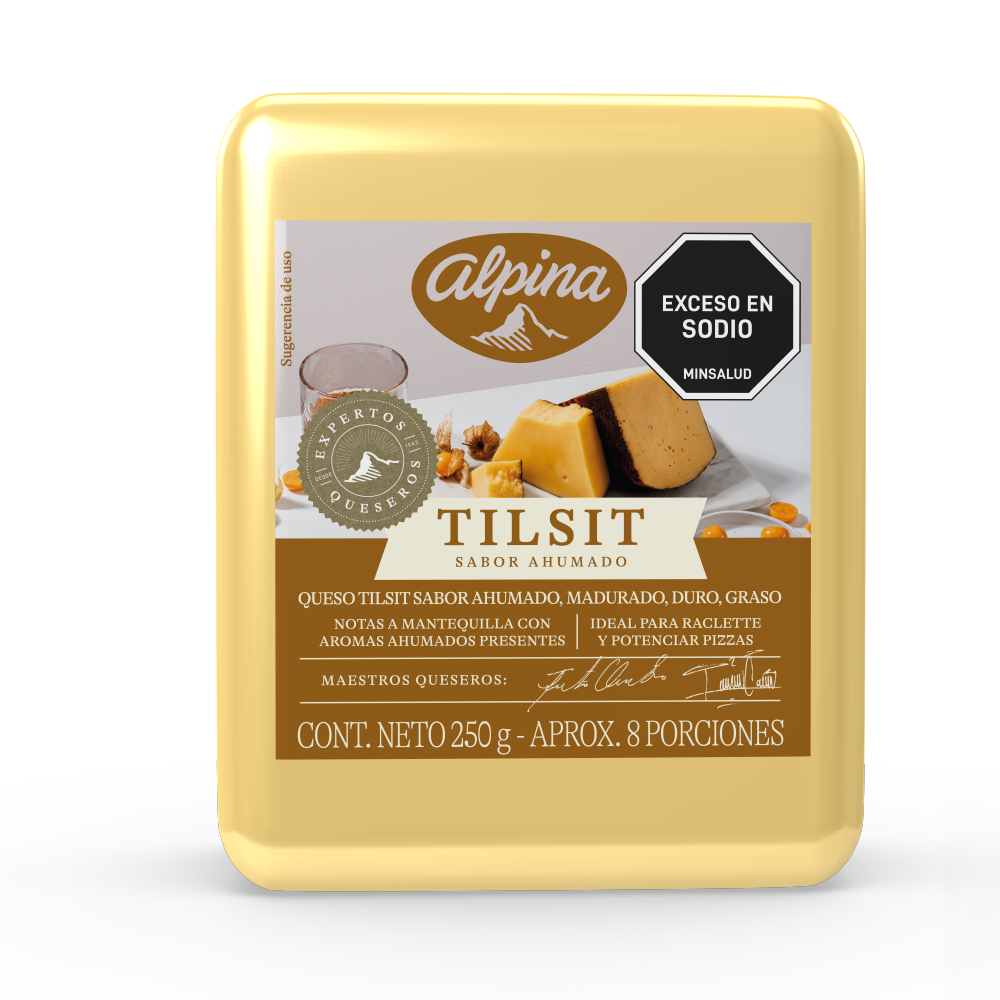 Queso Tilsit Ahumado Alpina X250 Gr