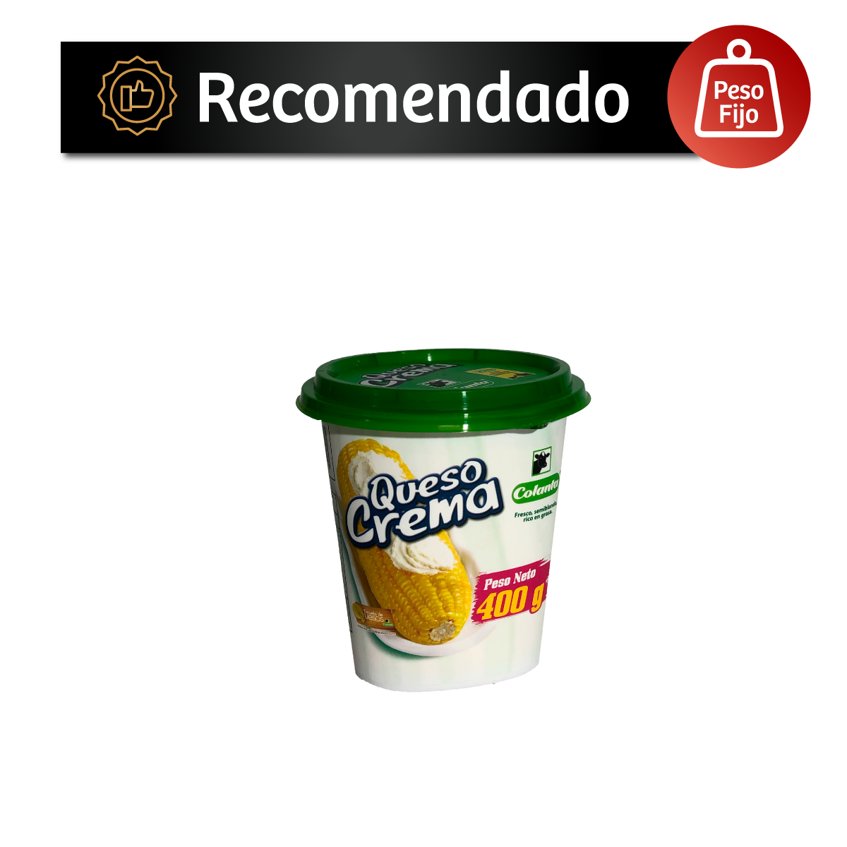 Queso Crema Colanta x 400gr