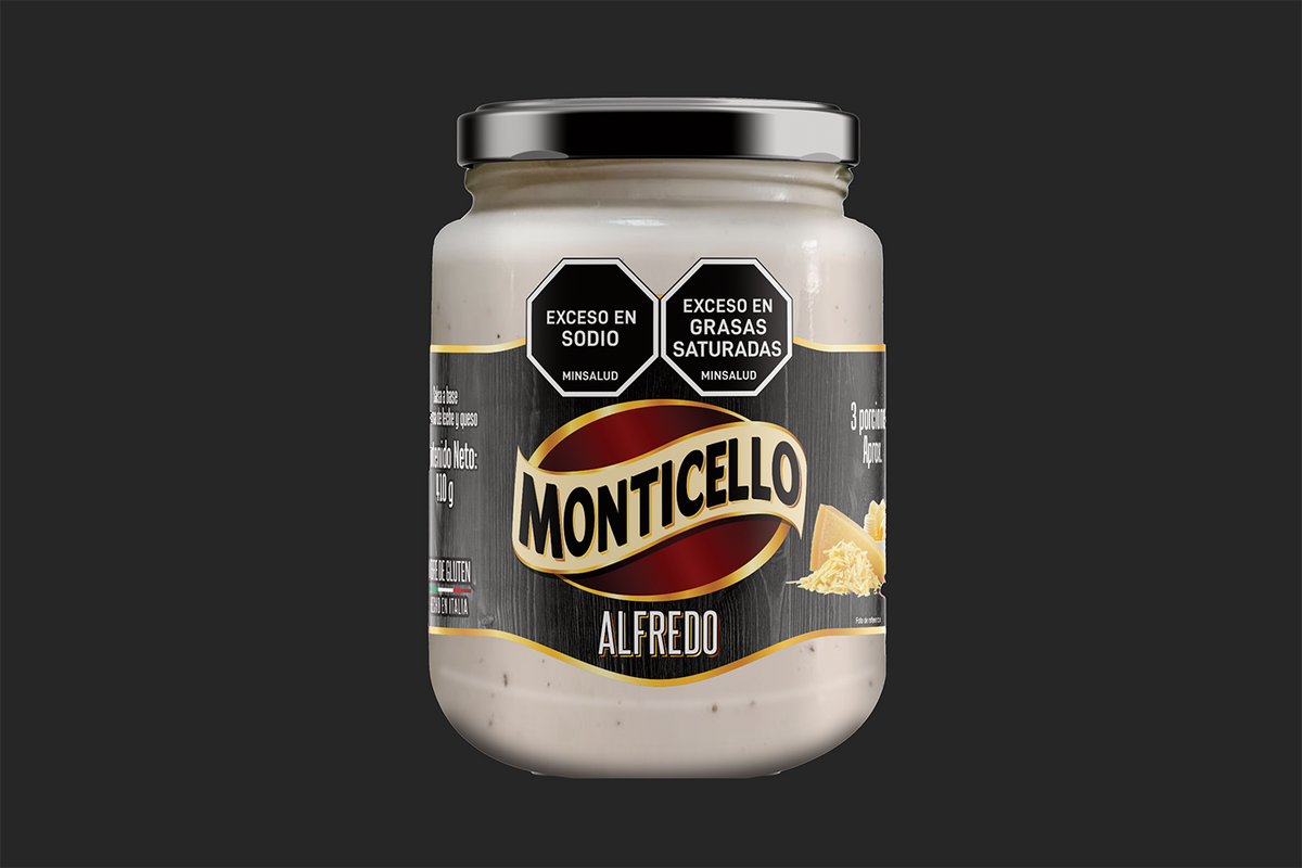 Monticello Salsa Alfredo x 410 g