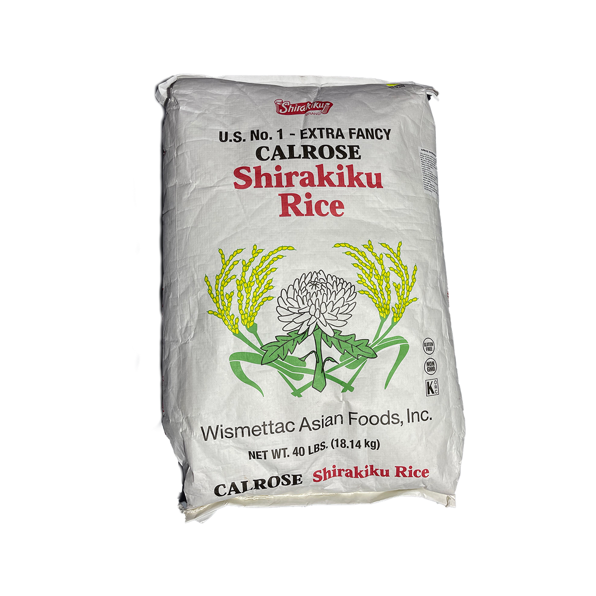 Arroz Para Sushi Shirakiku X 40Lbs