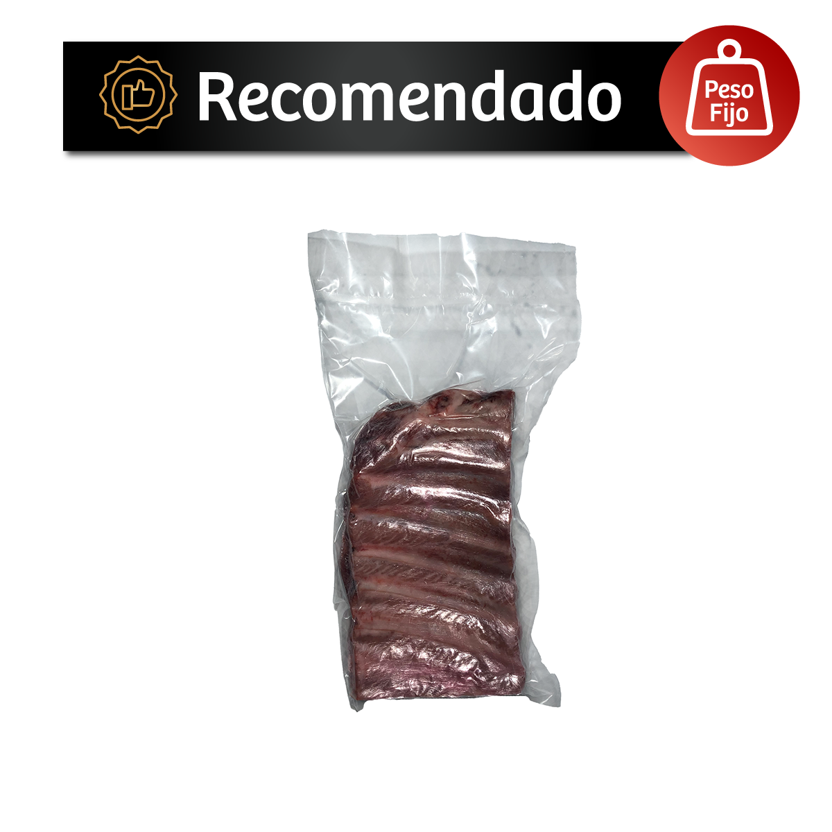 Costilla De Cerdo St. Louis X 500G - Porción De Costo Fijo-